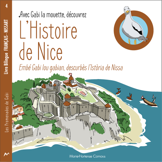 Couverture du livre en nissart sur l'histoire de nice
